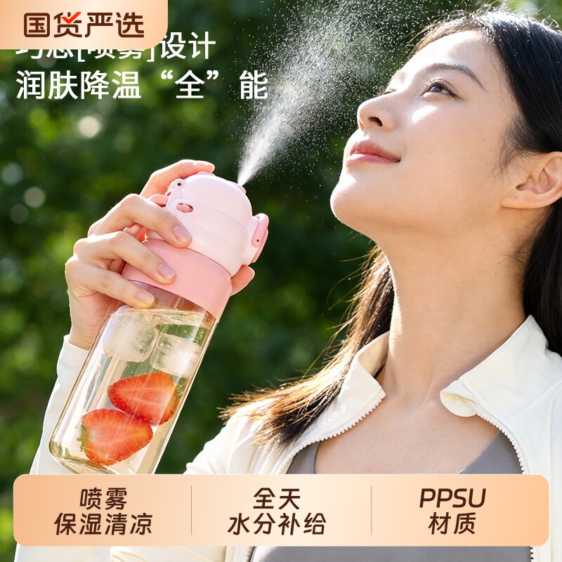 PPSU运动喷雾水杯790ml新款图片