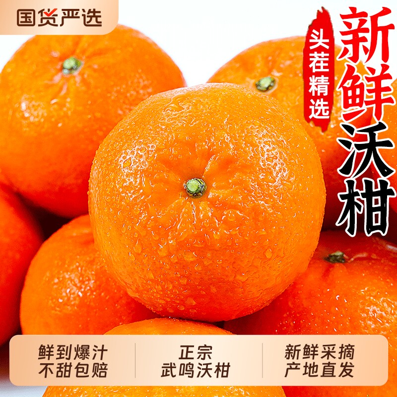 正宗广西武鸣沃柑新鲜当季纯甜现摘一级柑橘孕妇水果包邮鲜果爆汁