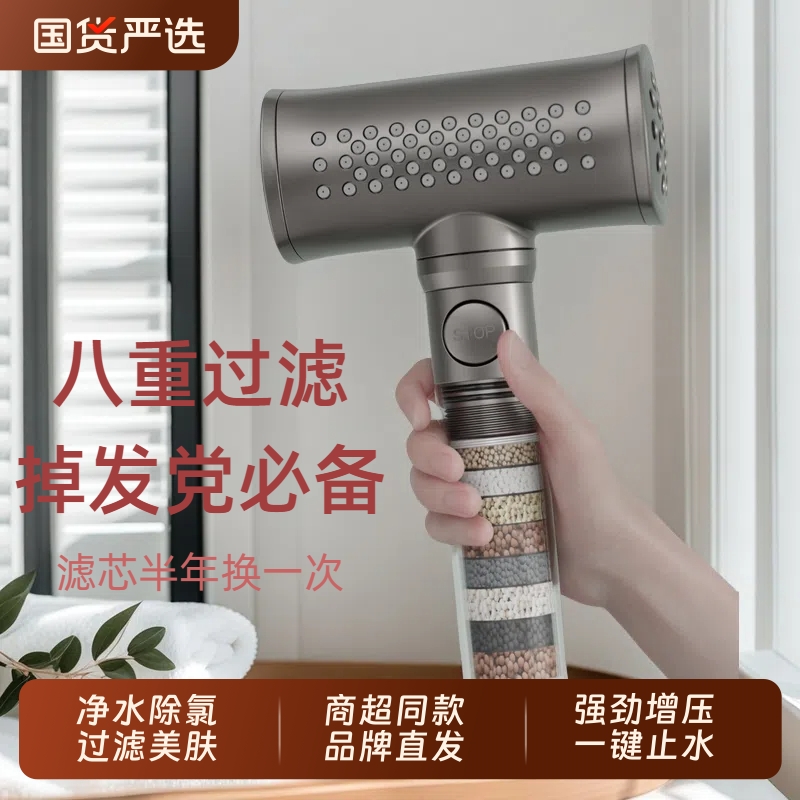 得尔美过滤美肤ABS长效花洒