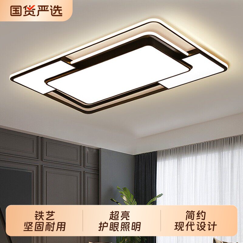 客厅主灯吸顶led现代简约大气图片