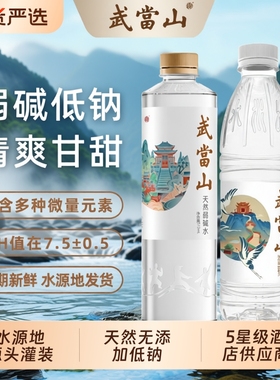 武当山天然弱碱水整箱装多种规格饮用水山水水源长期