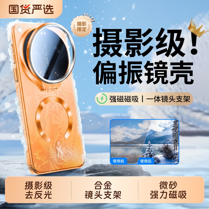 摄影级去反光磨砂磁吸镜头支架壳图片