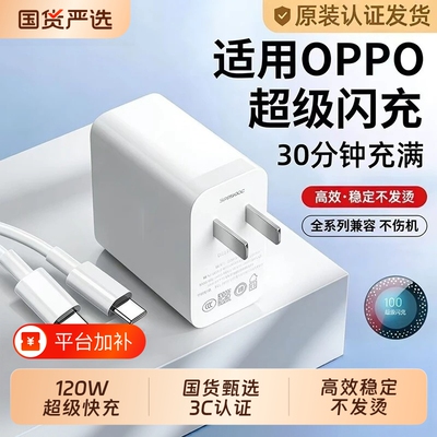 120W适用OPPO真我全系列快充套装