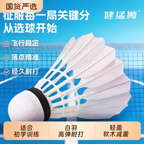 防风鹅毛训练羽毛球|千人加购