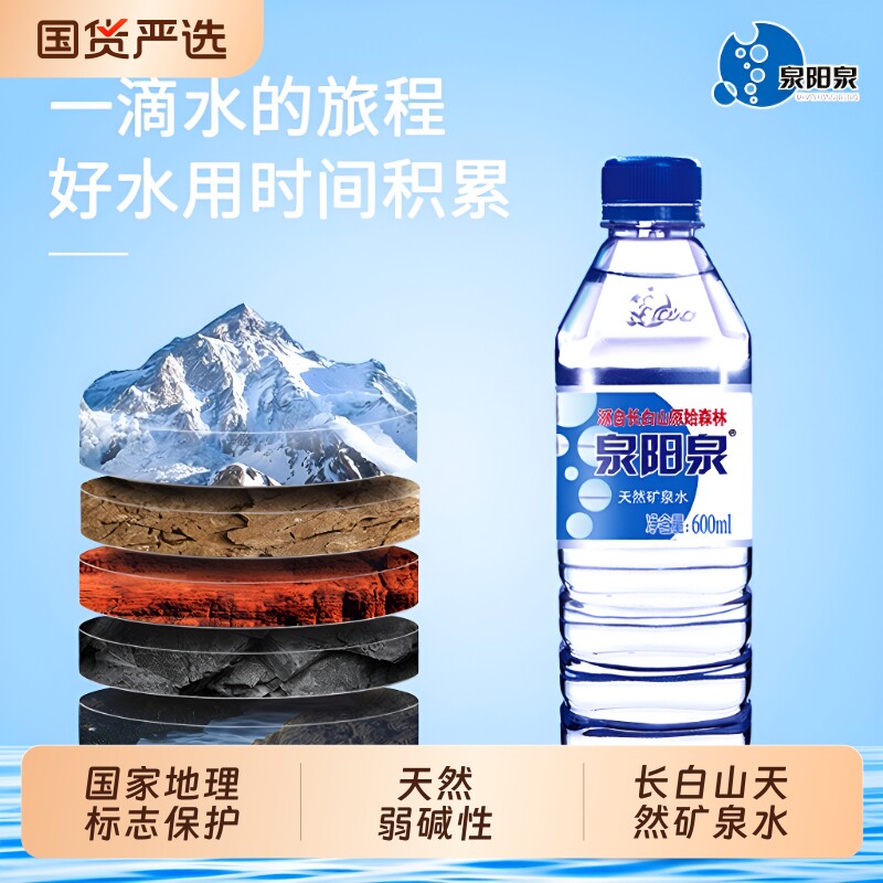 泉阳泉600ml矿泉水|超5000次加购图片