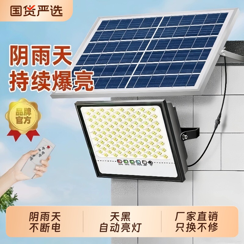 太阳能户外庭院灯2026新款农村家用防水室外LED照明人体感应路灯