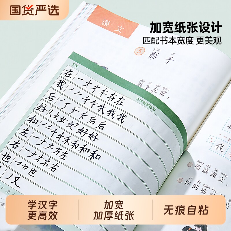 猫太子生字预习卡小学生二三年级