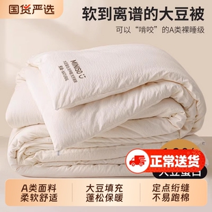 名创优品大豆纤维被子冬被加厚保暖棉被芯春秋夏凉空调被四季通用