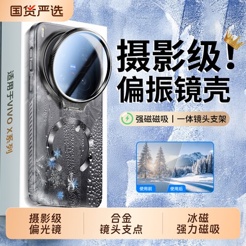 摄影级CPL镜头支架磁吸全包外壳