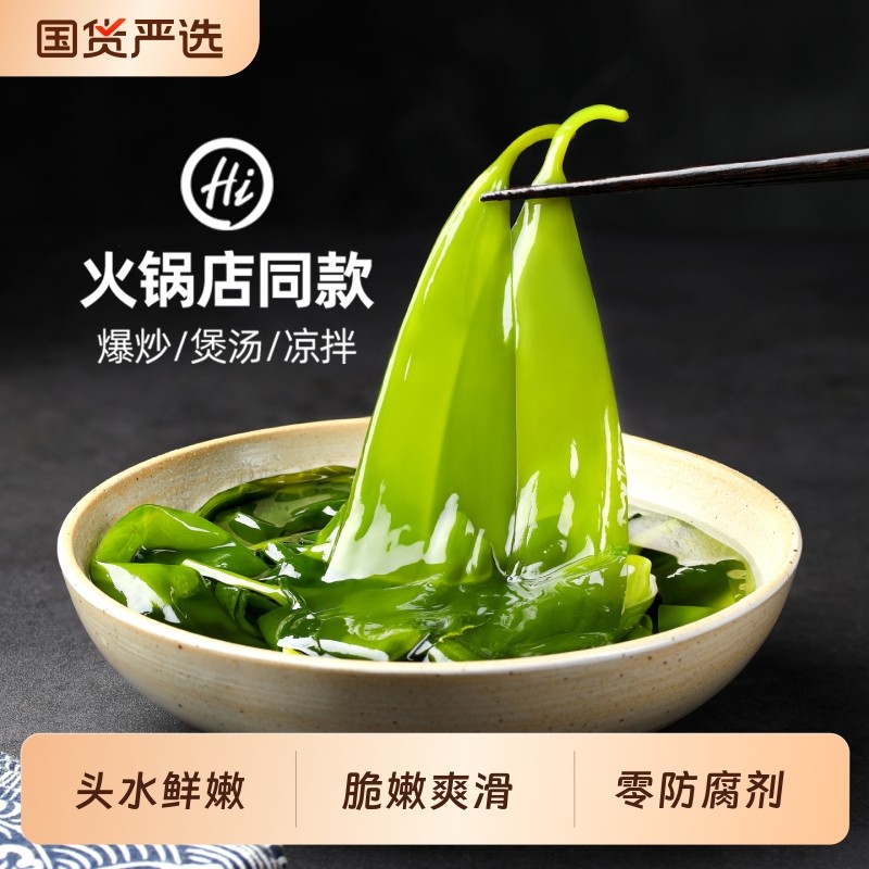 海带苗霞浦新鲜嫩苗火锅专用旗舰店盐渍海带苗芽商用凉拌水产国货