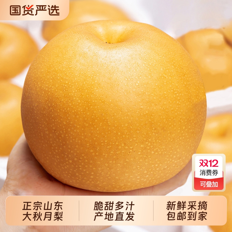 2025正宗山东莱阳秋月梨产地直发