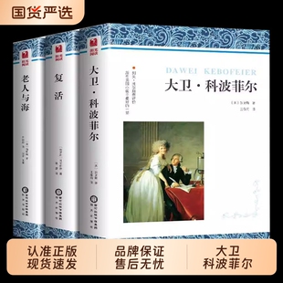 原著套装 高一课外书大卫科波菲尔复活老人与海乡土中国红楼梦百年孤独高中名著新语文课外阅读书推荐 世界十大名著全套正版