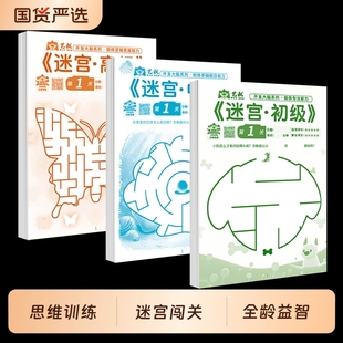 迷宫游戏 现货 初级中级高级3册全书籍畅销书排行榜 正版