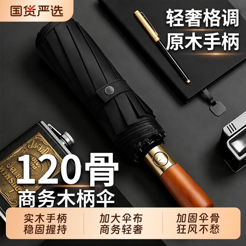 自动防紫外线长柄伞|千人加购图片