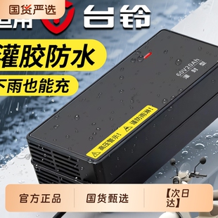 适配台铃充电器电动车防水电瓶48V12AH60V20安72伏32AH铅酸石墨烯