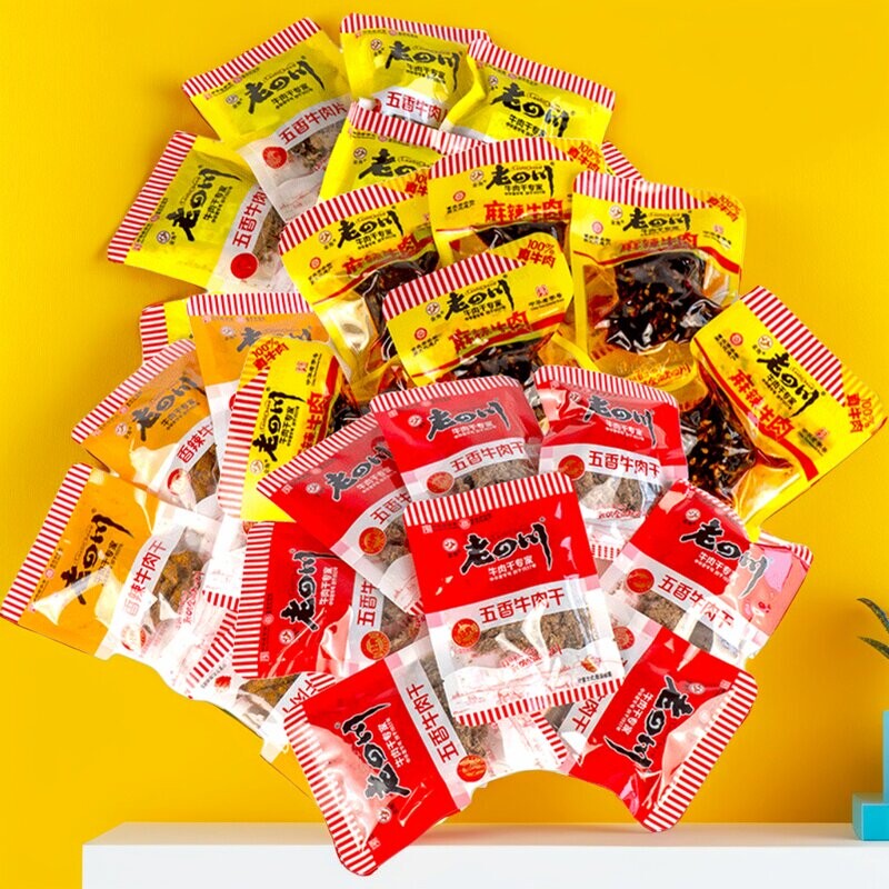 金角老四川牛肉干500g五香麻辣牛肉重庆特产零食小包装散装香辣