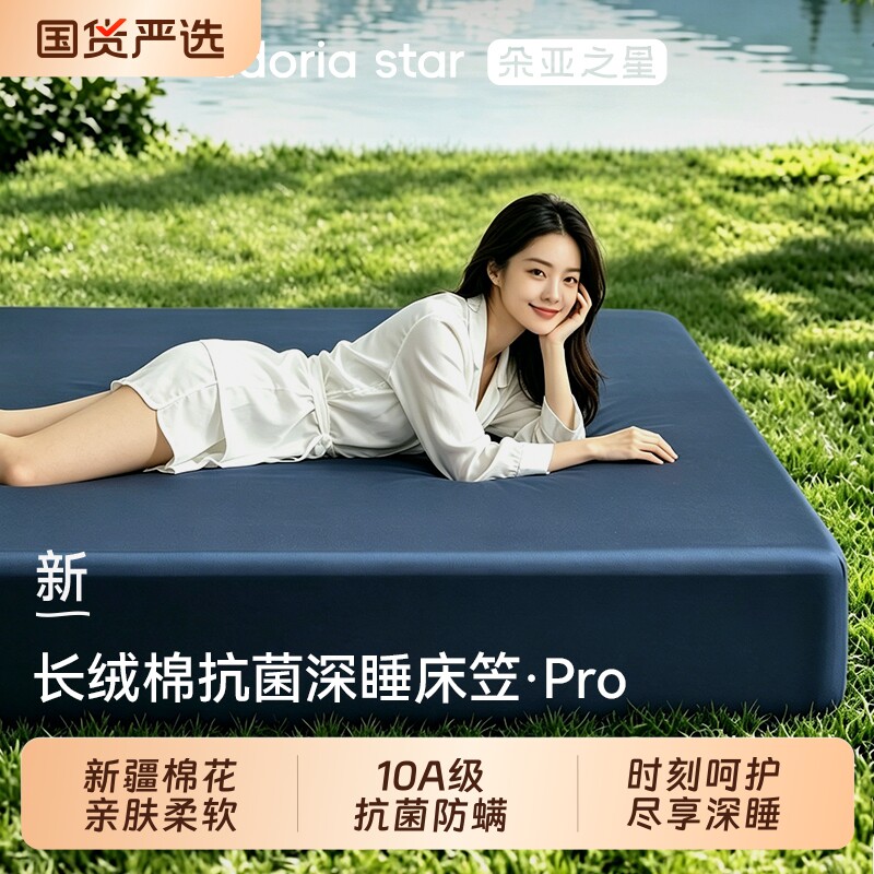 朵亚之星100全棉床笠纯棉床笠罩四季通用全包床套床罩床垫保护罩