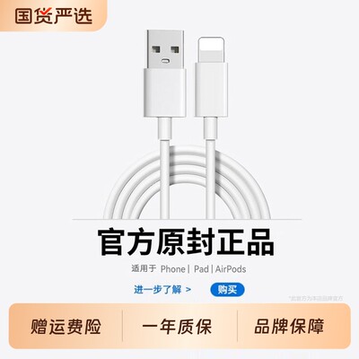 适用苹果充电线数据线iPhone1413promax手机快充线iPad平板PD20W加长12pro正品原xr/8plus套装7usb接口6短xs