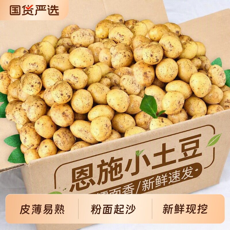恩施新鲜小土豆9斤|超2000次加购图片