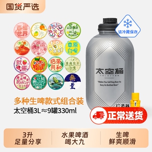 大九酿造精酿啤酒3L太空桶原装经典小麦生啤IPA聚会专用原浆果啤