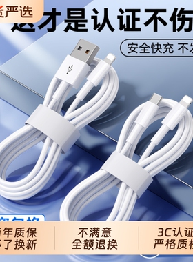 长份适用苹果充电线13iphone11充电器线pd快充12手机数据线14原装8正品usb接口typec16编织15加长7专用6plu