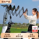 電動車快拆遮雨棚防風(fēng)防曬遮陽可折疊伸縮雨篷摩托車擋雨遮陽傘