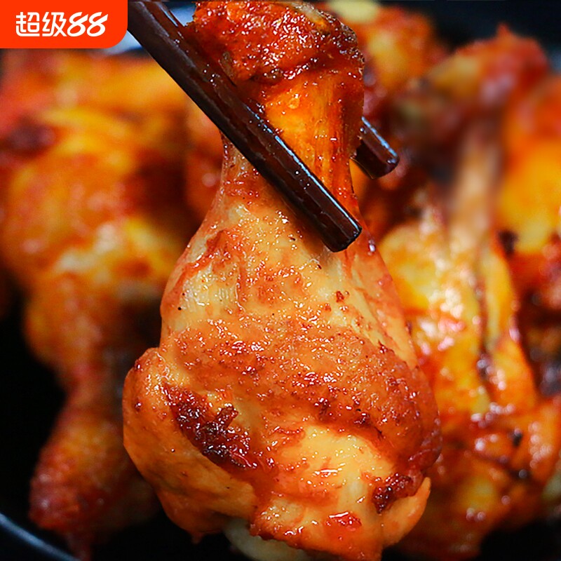 湘山红奥尔良小鸡腿香辣鸡翅根卤味鸡肉熟食学生宿舍充饥解馋零食