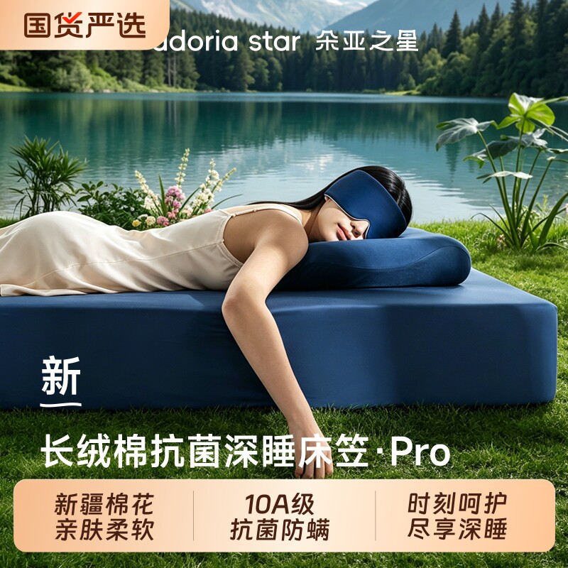 朵亚100全棉床笠纯棉床笠罩四季通用全包床套床罩床垫保护罩防滑