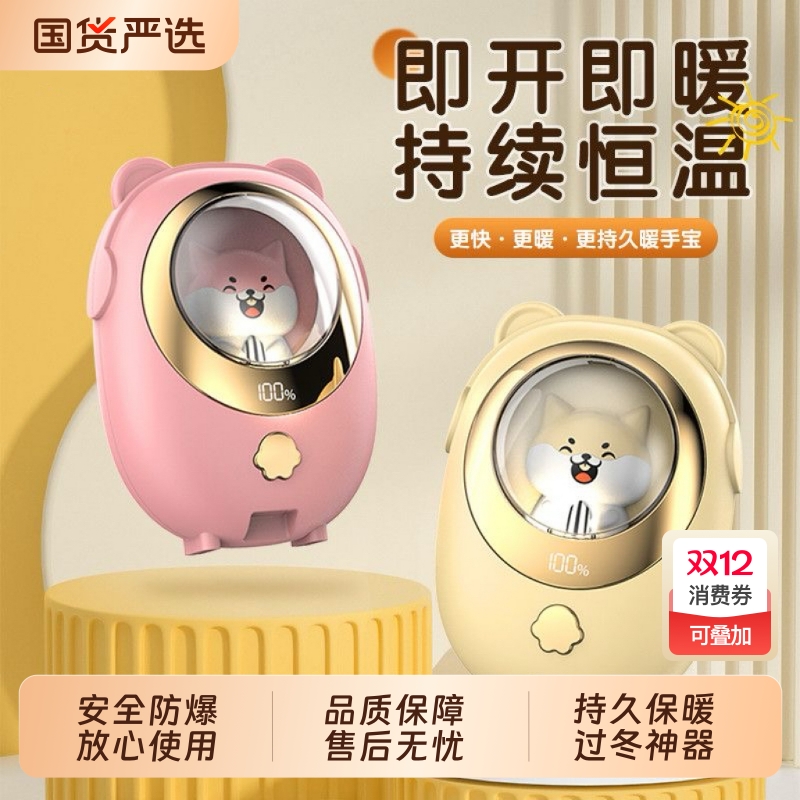 暖手宝充电款2025新款自发热女生手握热水袋迷你随身暖手蛋学生可爱携带暖手宠冬天神器暖宝宝送女友生日礼物