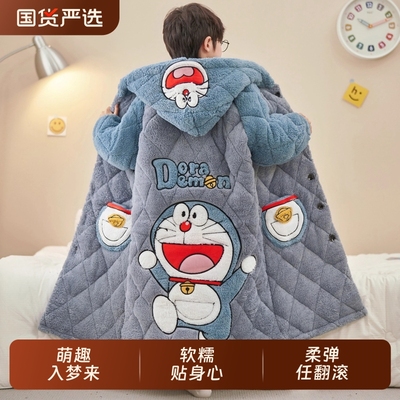 2025新款儿童珊瑚绒加厚家居服