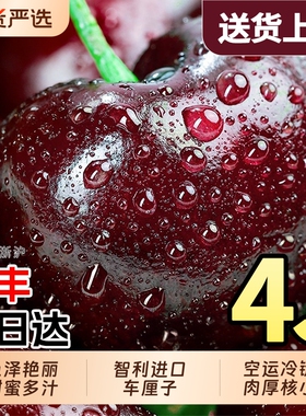 智利车厘子新鲜水果当季整箱包邮5斤孕妇礼盒装进口大樱桃5j3j4j
