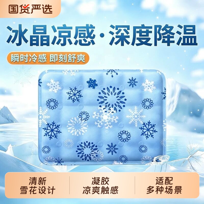 凝胶冰垫床垫坐垫夏季学生宿舍单人免注水双人凉席沙发垫降温神器图片