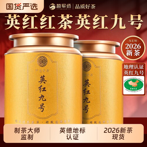 英红九号红茶2026新茶罐装250g