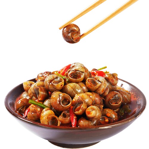 买25送25抓鱼的猫香辣嗦螺夜宵零食开袋即食田螺下酒菜麻辣辣味