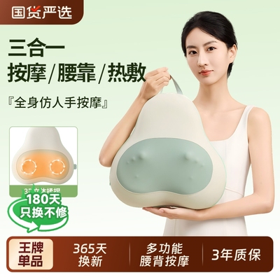 ACK全自动腰部按摩器揉捏靠垫