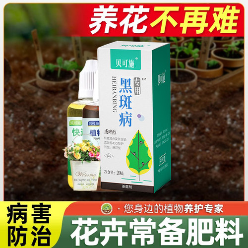 贝可施黑斑病白粉病多菌灵