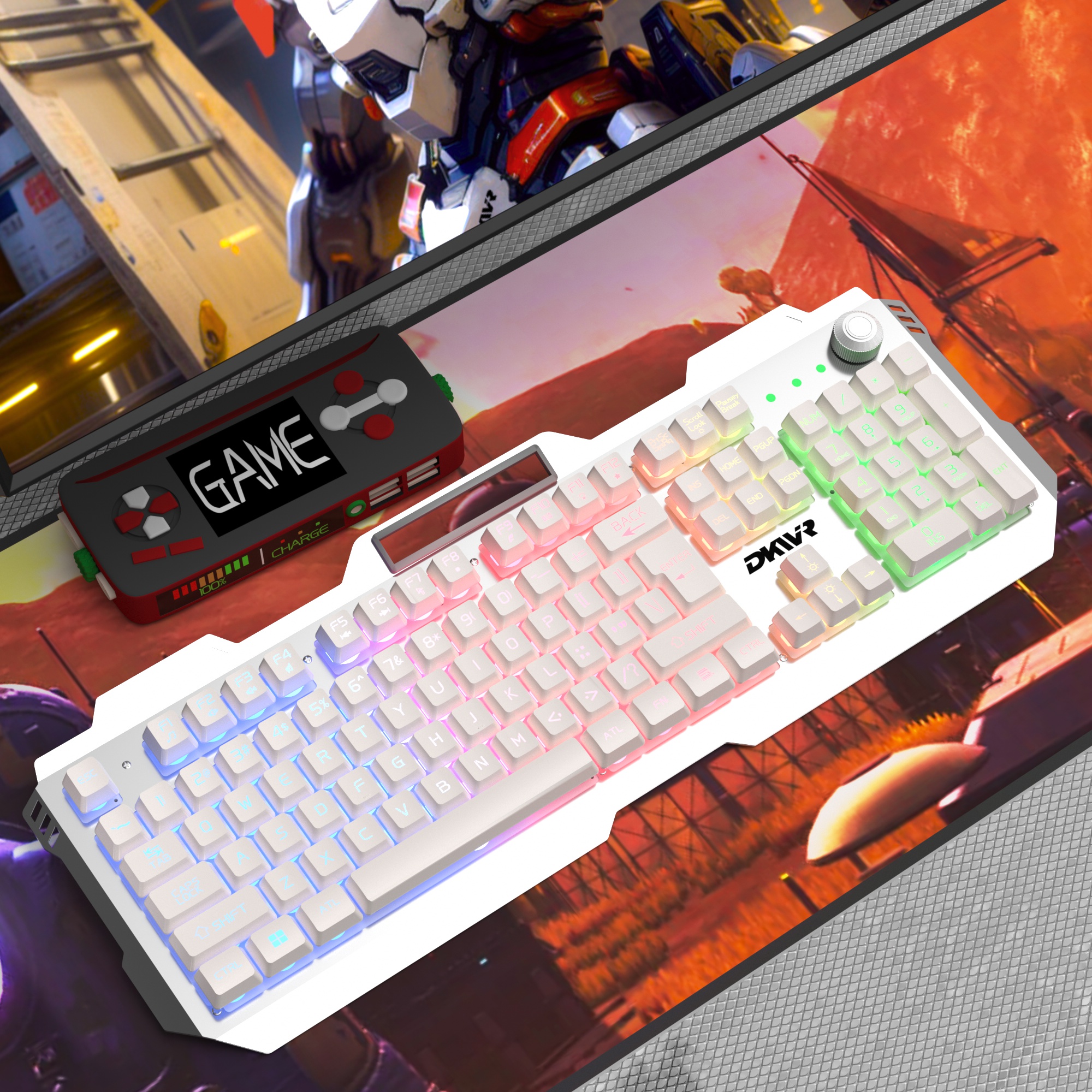 双飞蛇键盘鼠标套装背光游戏台式电脑笔记本电竞机械手感USB通用