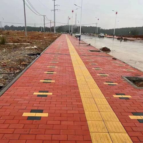 透水砖面包砖彩砖铺路砖八子砖护坡砖行人盲道砖花园庭院砖广场砖