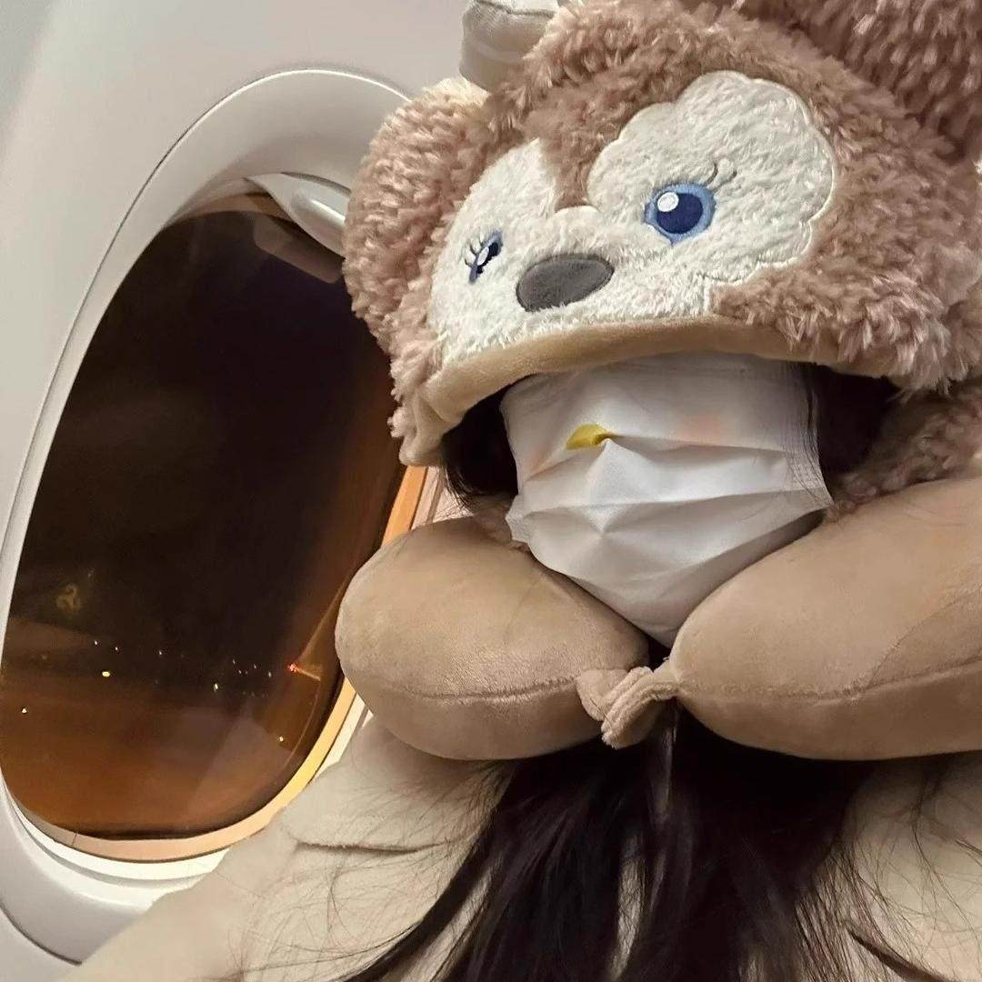 雪莉玫U型枕连帽颈脖枕史迪仔u形枕办公室开车飞机旅行护颈围脖枕,床上用品,U型枕/便携枕,淘宝优惠券,粉丝福利购,淘宝优惠卷