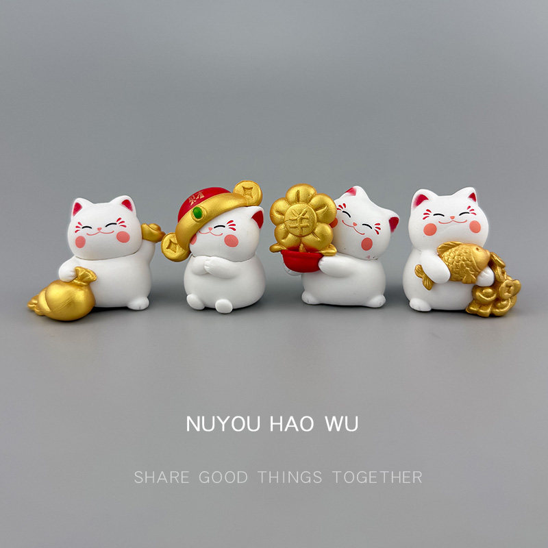 无聊了！摆个招财猫摆件陪你上班