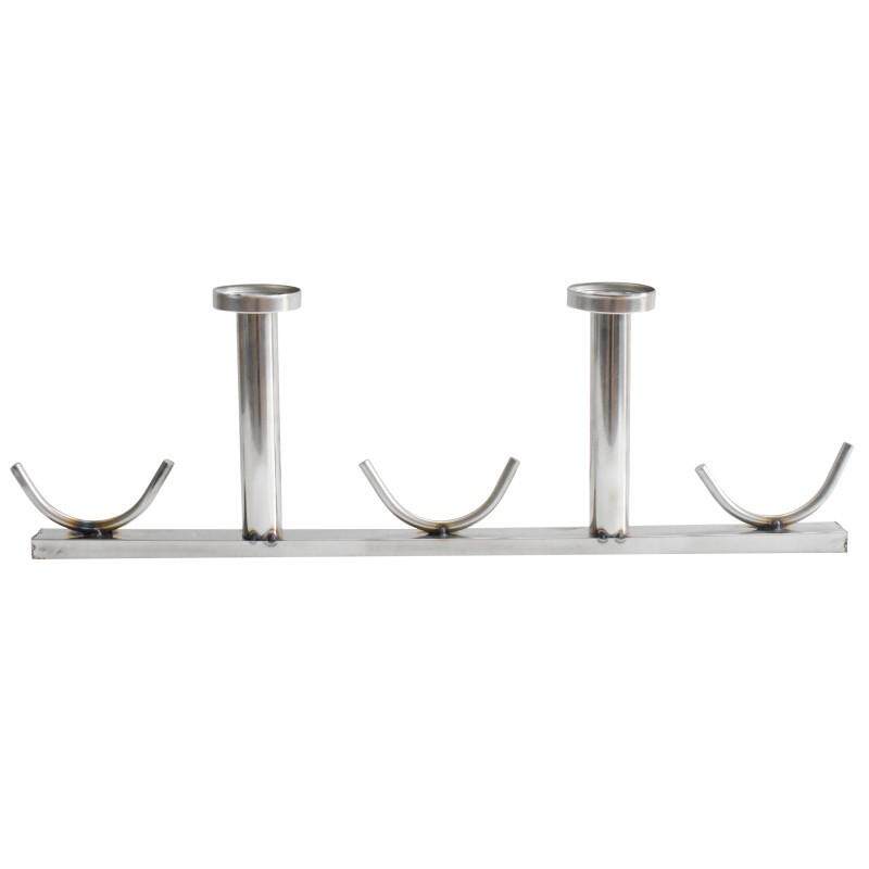 rp4t批发沛晴晾衣杆顶座支架晒衣架晾晒顶装阳台不锈钢固定式