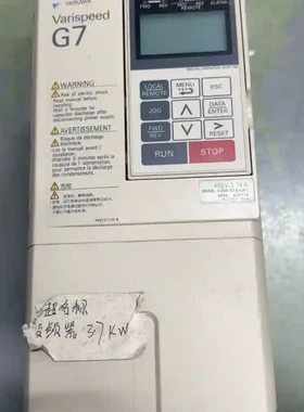 {议价}#变频器 安川变频器CIMR-G7B43P7 实物拍