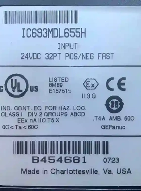 {议价}GE Fanunc IC693MDL655H 实物图