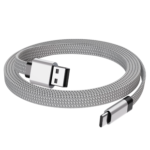 Magtame磁吸数据线编织线扁线易收纳不缠绕适用华为苹果MacBook安卓usbc接口iPad手机平板pd240w100w快充电线