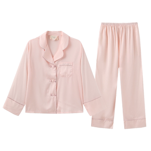 EMOOULI/一暮里定制冰丝绸刺绣名字睡衣情侣款送闺蜜男女朋友礼盒