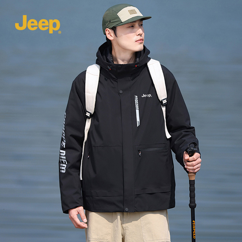 Jeep吉普冲锋衣外套男女款外套