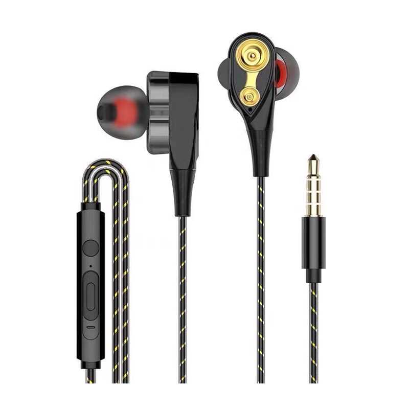 现货认准抖音2023新款四核双动圈K歌音乐通话HIFI耳机