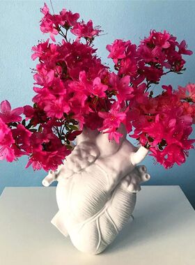 Seletti心动花瓶客厅新年摆件挂墙艺术心脏花瓶情人节礼物