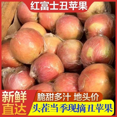 现摘现发产地直供红富士丑苹果