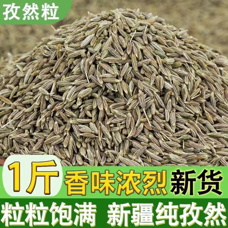 孜然粒2026年新疆孜然粉烧烤调料撒料腌肉料蘸料包邮商用批发家用